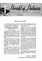 Title Page of Herald of Holiness - March 16, 1955