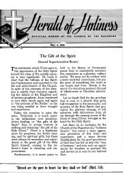Title Page of Herald of Holiness - May 4, 1955