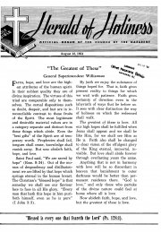 Title Page of Herald of Holiness - August 18, 1954