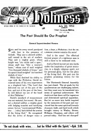 Title Page of Herald of Holiness - July 30, 1952