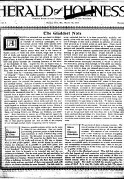 Title Page of Herald of Holiness - March 24, 1915