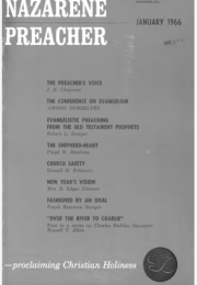 Title Page of Nazarene Preacher