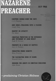 Title Page of Nazarene Preacher