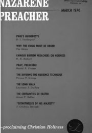 Title Page of Nazarene Preacher