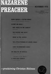 Title Page of Nazarene Preacher