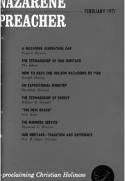 Title Page of Nazarene Preacher