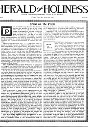 Title Page of Herald of Holiness - April 28, 1915