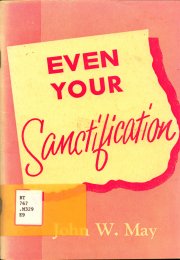Book Cover Even Your Sanctification