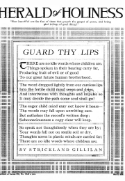 Title Page of Herald of Holiness - May 3, 1916