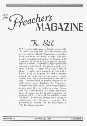 Title Page of Preacher's Magazine