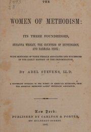 Title page image - The Women of Methodism