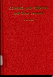 Cover of Book - Sowing and Reaping and Other Sermons