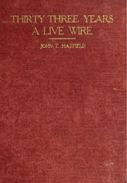 Cover Image - Thirty-three years a live wire