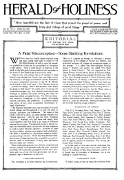 Title Page of Herald of Holiness - May 11, 1921