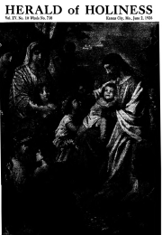 Front page of Herald of Holiness - June 2, 1926