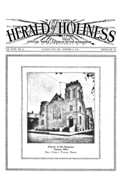 Front page of Herald of Holiness - January 8, 1930