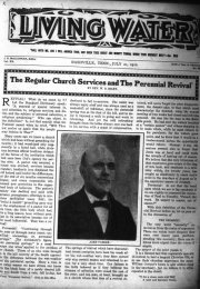 Living Water,  July 21, 1910
