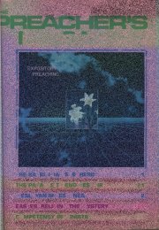 Preacher's Magazine Volume 63 Number 3, March, April, May, 1988