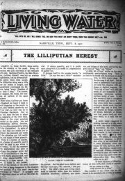 Living Water, September 8, 1910