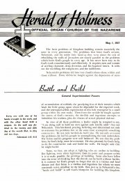 Herald of Holiness - May 1, 1957