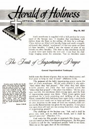 Herald of Holiness - May 29, 1957