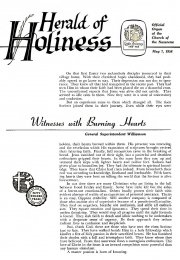 Herald of Holiness - May 7, 1958