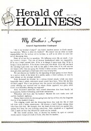 Herald of Holiness - May 11, 1960