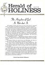 Herald of Holiness - June 29, 1960