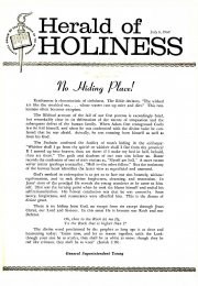 Herald of Holiness - July 6, 1960
