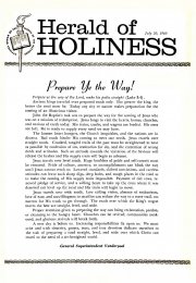Herald of Holiness - July 20, 1960