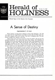 Herald of Holiness - October 12, 1960