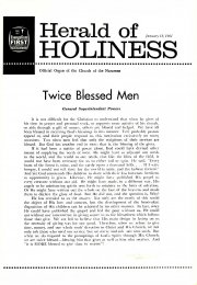 Herald of Holiness - January 18, 1961
