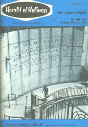 Herald of Holiness - November 5, 1969