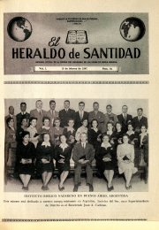 El Heraldo de Santidad, 15 de febrero de 1947, Vol. 1 N° 10