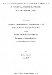 Perceptions on the effectiveness of iPad integration in vocational college classrooms: a mixed-methods study