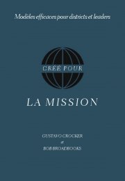 Créé pour la mission: Modèles efficaces pour districts et leaders