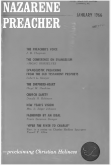 Title Page of Nazarene Preacher