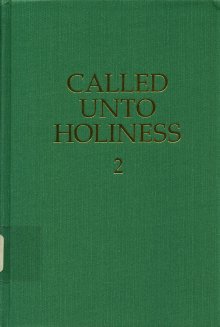 Book Cover Image - Called Unto Holiness