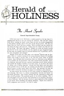 Herald of Holiness - March 9, 1960