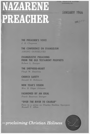 Title Page of Nazarene Preacher
