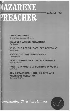 Title Page of Nazarene Preacher