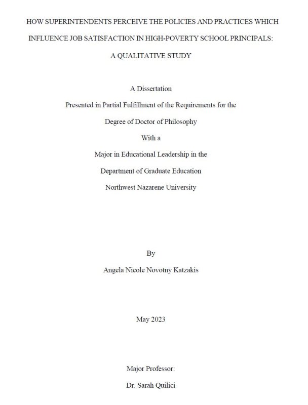 Dissertation title page