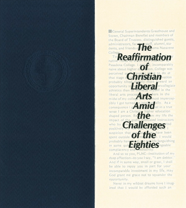 The Reaffirmation of Christian Liberal Arts Amid the Challenges of the Eighties