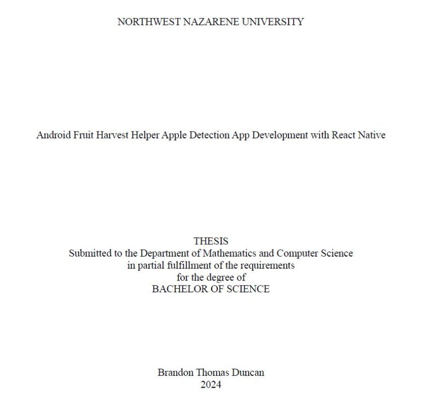 Thesis title page