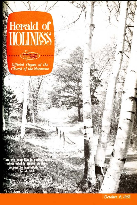 Herald of Holiness - October 2, 1963