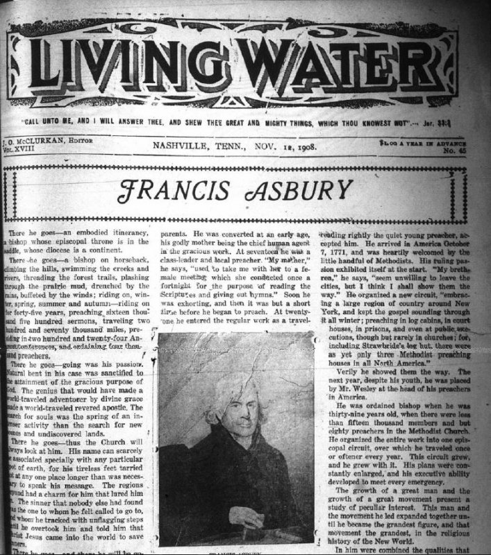 Living Water, Nov. 12, 1908